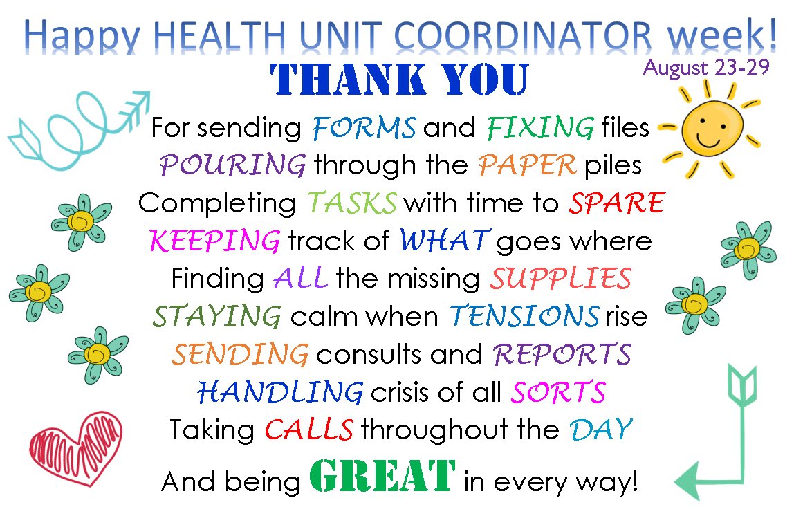 NDeRosha's tweet photo. Happy #HUCWeek to the best chaos coordinators around!!! #TheAteam #AvonHospital @ClevelandClinic #CLEclinicnurses 
#HealthUnitCoordinatorWeek https://t.co/z69e0kRbN9