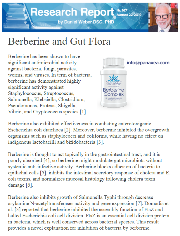 MHPVitamins's tweet photo. Check out this new Panaxea report showing the effectiveness of using Berberine to treat the gut! 

Order now at https://t.co/9ZJ3otGAMx or call 1-800-647-0074. https://t.co/P7JTVtNcWl