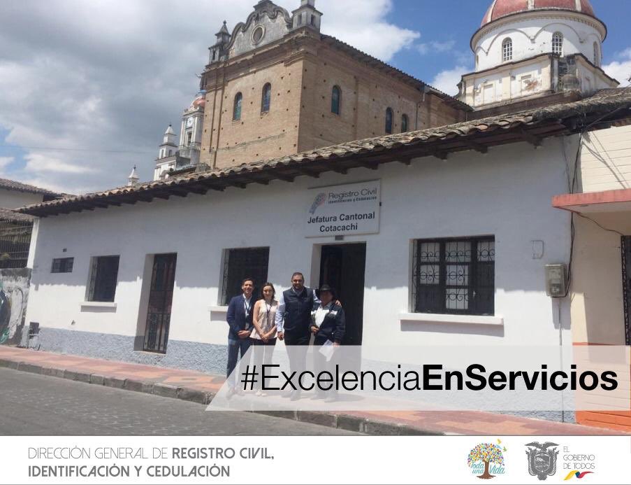 TaianoVicente2's tweet photo. Visitamos la agencia Cotacachi de @RegistroCivilec para constatar la eficacia y eficiencia de los servicios ofrecidos a la ciudadanía. Trabajamos por brindar un servicio de calidad #ExcelenciaEnServicios https://t.co/WUewTydXsB