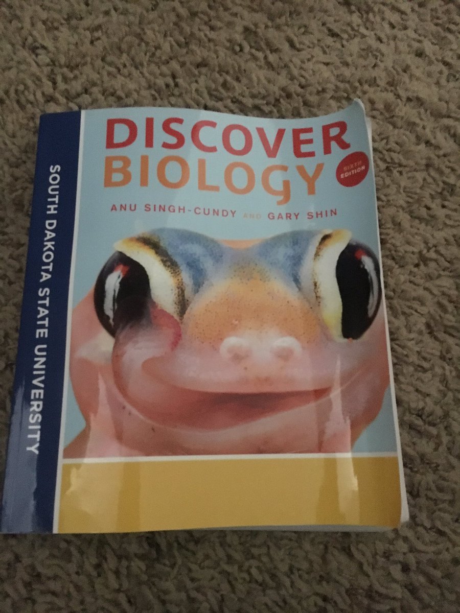 k_kerickson's tweet photo. FOR SALE  $40 - SDSU Discover Biology https://t.co/kMmtMXE1sy