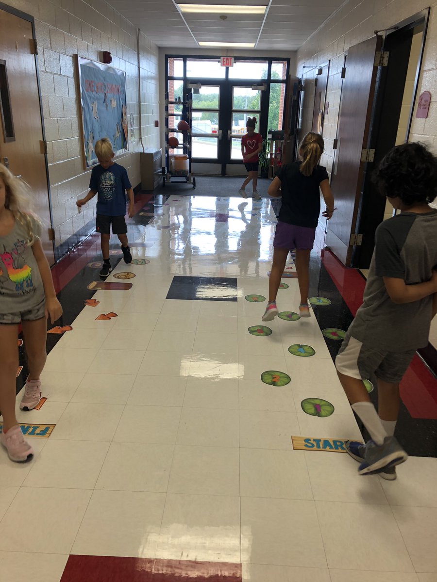We were so excited to practice the sensory path today! We reviewed the correct way to use the sensory path and the reasons why it is there! #focusedpanthers