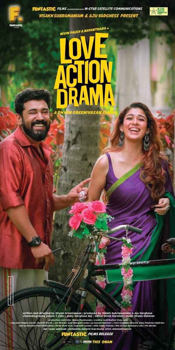 NayantharaU's tweet photo. Dineshan &amp; Sobha 🤩 #LoveActionDrama this Onam 👍 https://t.co/zdTzDoirKT