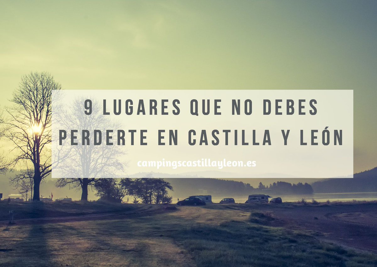 ASECALCAMPING's tweet image. ¿No sabes qué hacer esta semana? Estos son los 9 lugares de Castilla y Léon que no te arrepentirás de visitar
buff.ly/2Z4W6Zg