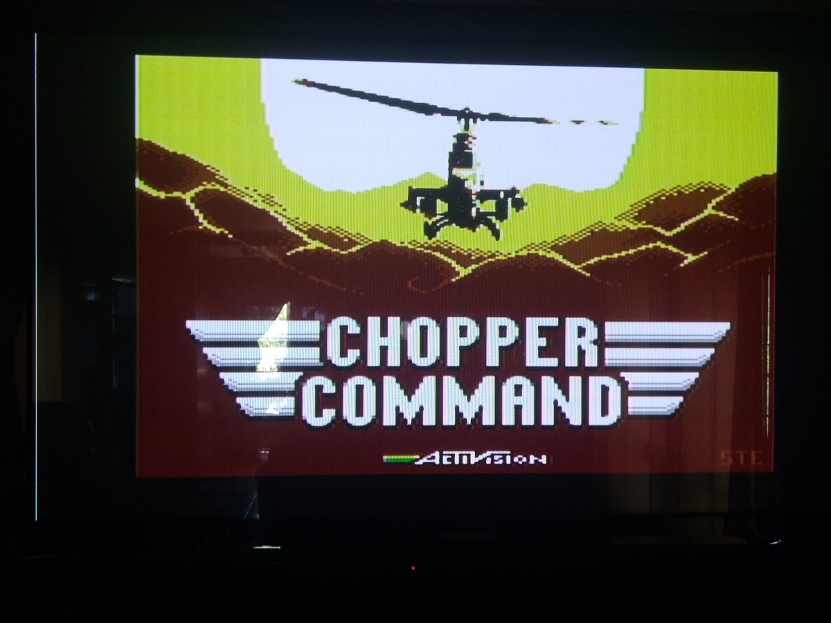 HaywireMatt's tweet image. Playing #ChopperCommand on the Commodore 64! #C64