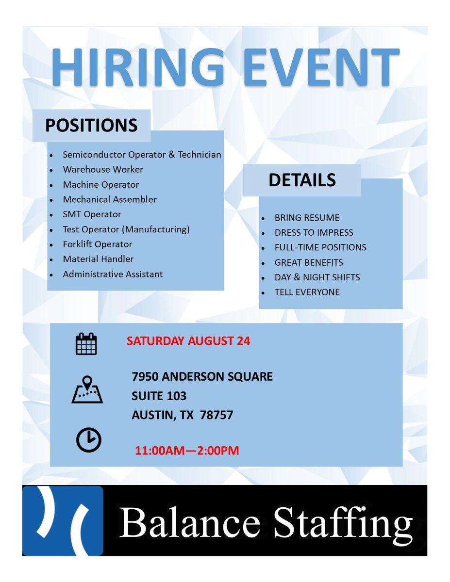 Workforce Solutions Capital Area On Twitter Jobs Alert