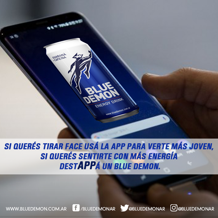 bluedemonar's tweet photo. DestAPPá un #BlueDemon. 

#Energy #Drink #EnergyDrink #Argentina #Deportes #DeportesExtremos #Bebidas #Drinks  #Entrenamiento #Energizante #Energía #Gym #Gimnasio #Fit #Crossfit #Arg #Power #App #Activate https://t.co/KTvRoaA7Nc