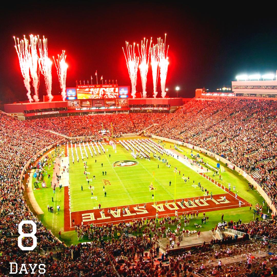 HiTechRoofingFL's tweet photo. It's the most wonderful time of the year. 
#8Days #StateofFLChamps2019 #FSU https://t.co/UvcvpuCFH0