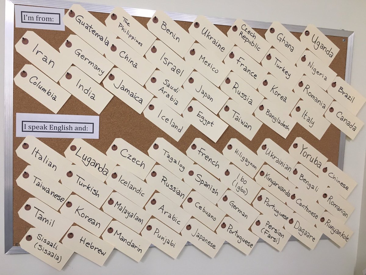 dalaccentclinic's tweet photo. This is our League of Nations. We have clients from dozens of countries who speak dozens of languages. Do you see yourself on there, or should we add you soon? #AccentMod #SLP #slpeeps #SLT #slp2b https://t.co/0h00Rmav1E
