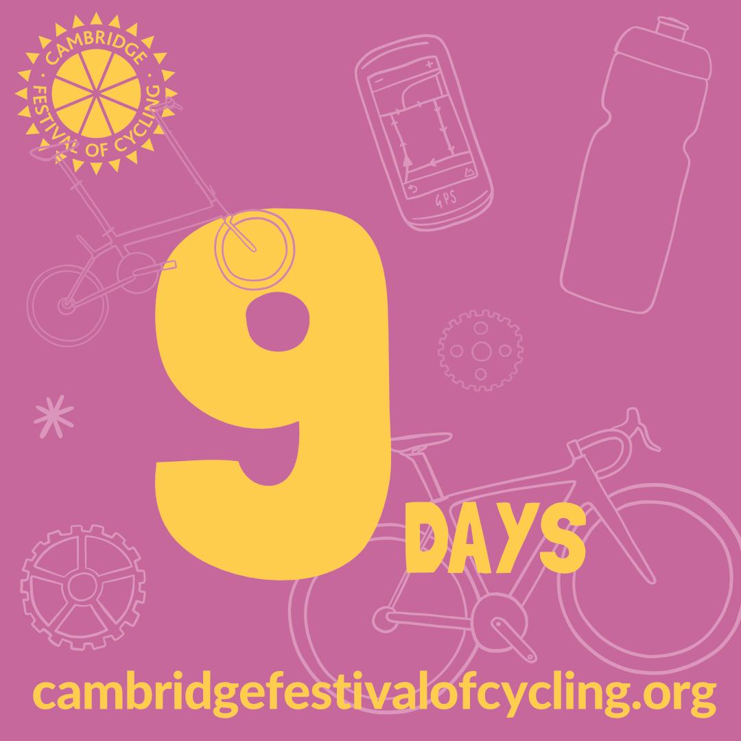 camcyclefest's tweet photo. This year for #CamcycleFest - @RutlandCycling has rides &amp; workshops, @GreaterCambs has a Chisholm Trail art event, @Eddington_Camb has cycle tryouts for #OpenEddington and @GreatStMarys will bless our bicycles. All this and more in just 9 days!  https://t.co/vjV9F2qsfg https://t.co/GV3ZAhKq2x