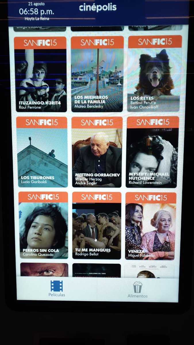 Cartelera Cine #Hoytts #Santiago #Chile #mystify #MichaelHutchence