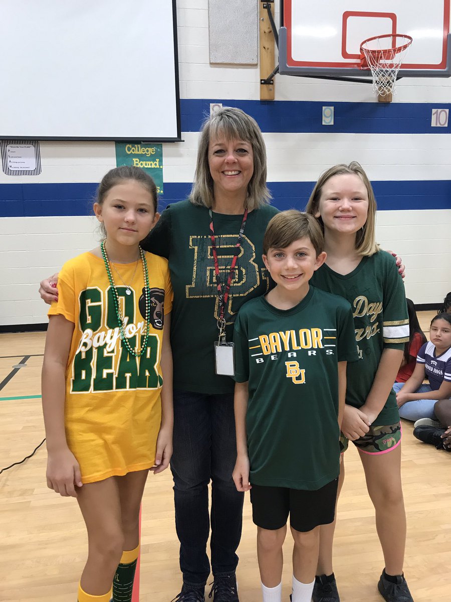 First pep rally of the year! Supporting our class school! #baylor #neu #wearegcisd #teambce