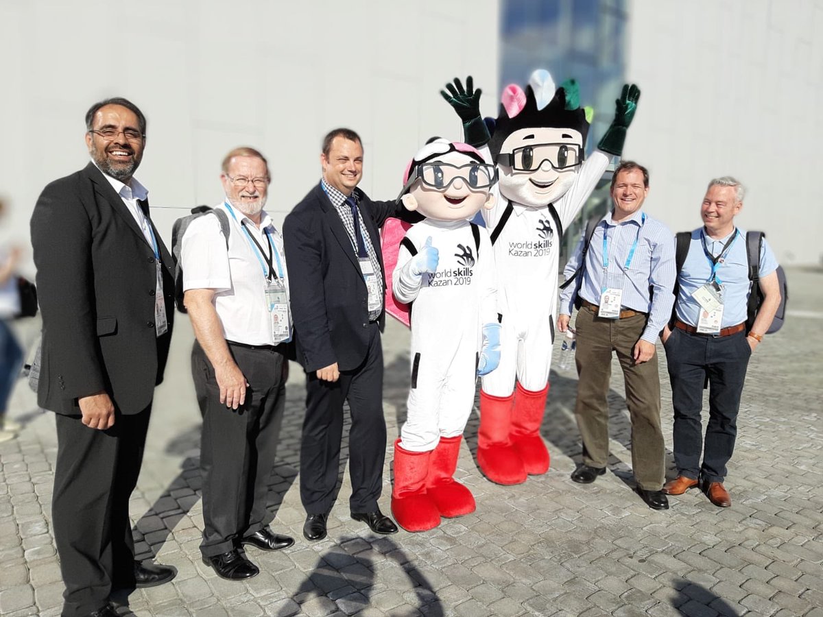 NOCNGroup's tweet photo. At the @WorldSkillsKZN Expo this afternoon @GrahamNOCN1 and Mark Buckton are having a tour of the competitions with a focus on the #construction sector with the ‘Seeing is Believing’ team.
#ProductivityLab https://t.co/PNeXajdbyW