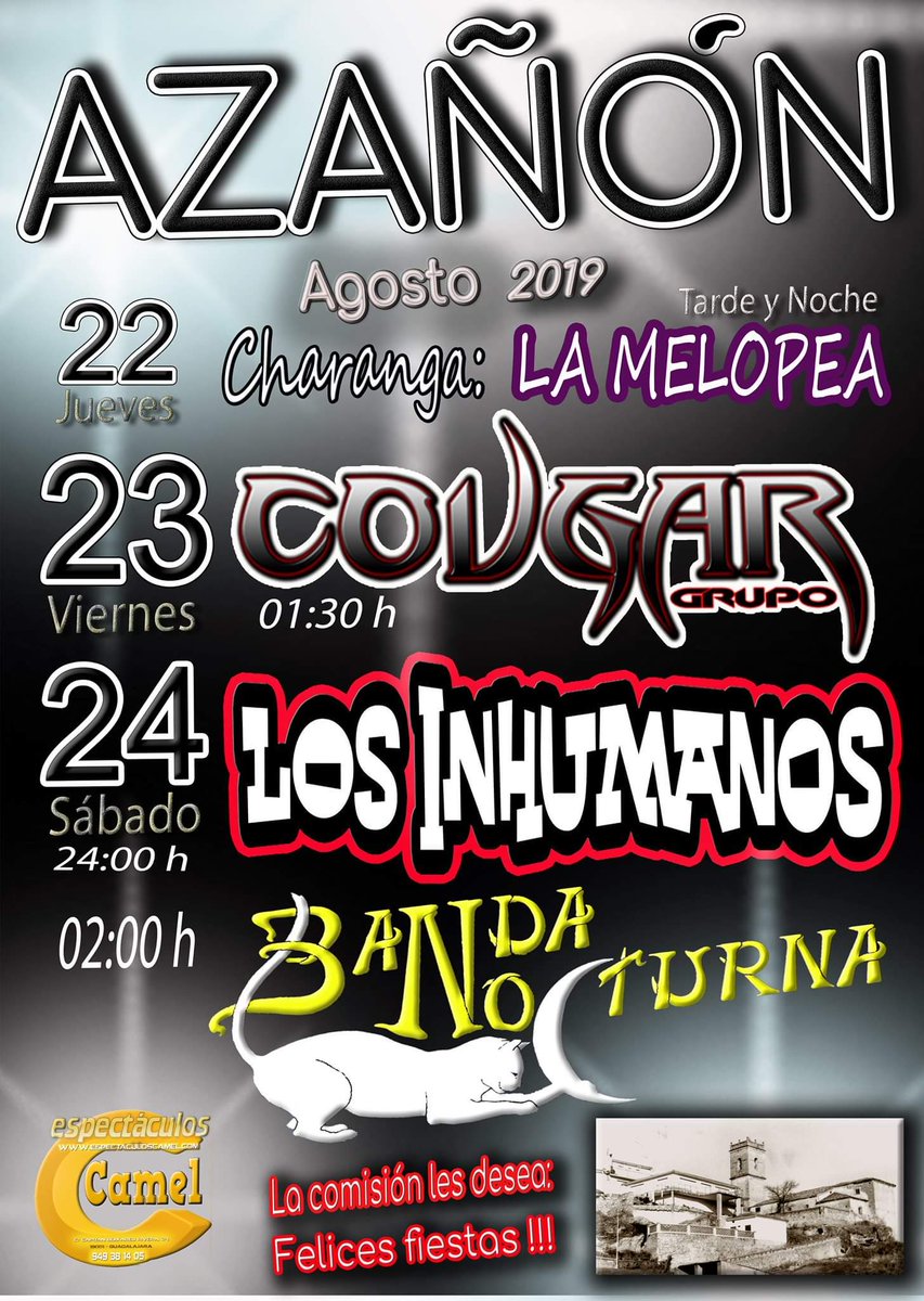 BandaNocturna's tweet photo. Mañana sábado https://t.co/aykMem7VC7
