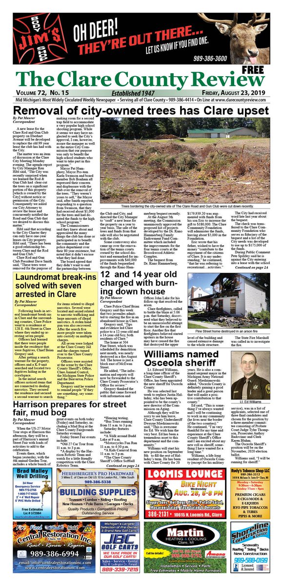 Clare County Review tweet media
