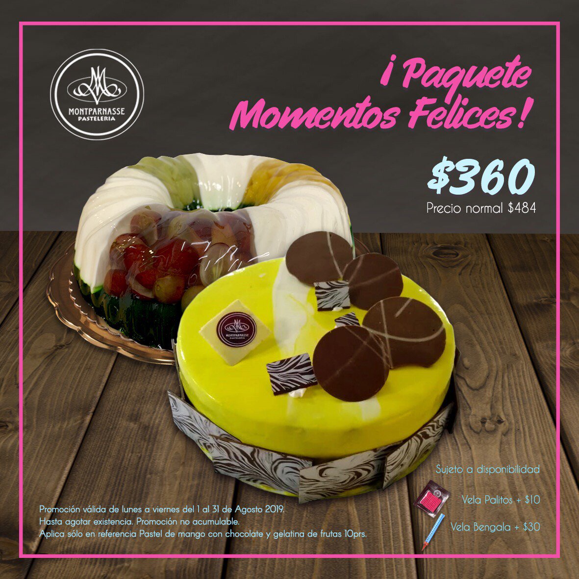 montparnassemx's tweet photo. Disfruta de la combinación especial de #Agosto: #PastelDeMango con #Chocolate y #GelatinaDeFrutas https://t.co/E4TYH3z8Bo #MomentosFelices https://t.co/gzoOeHTtNf
