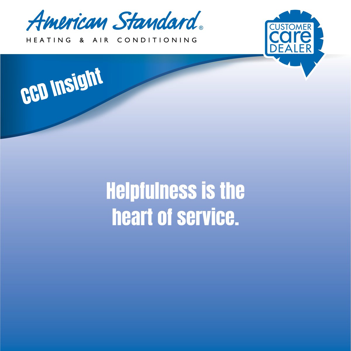 CCDealer's tweet photo. CCD Insight: Helpfulness is the heart of service. https://t.co/Vo09tb0r0M
