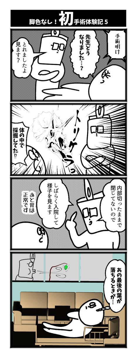 4コマ【初手術体験記5】初投稿です 