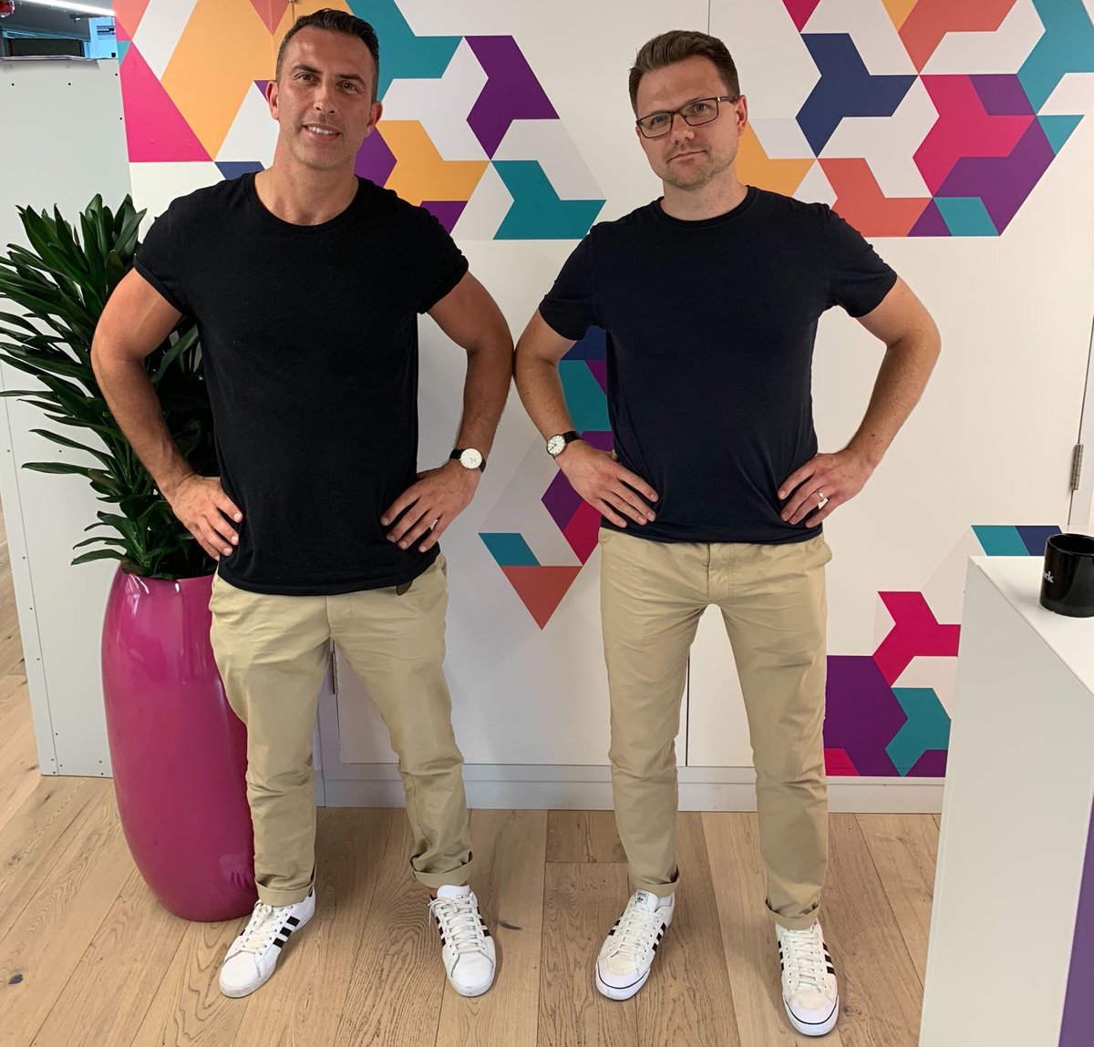 Inviqa's tweet photo. Today's #WallOfSame is just too good not to share. Happy Friday! #Twinning https://t.co/rEMVY8O1cW
