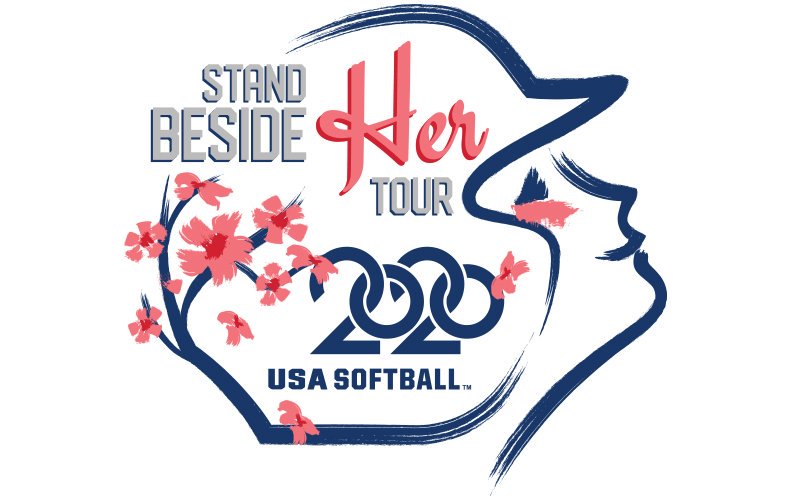 USASoftball's tweet photo. 📣Coming in 2020 📣

#USASoftball is proud to unveil the "Stand Beside Her" tour, the pre-Olympic tour that will prep the 2020 Women's National Team for the @Tokyo2020 Olympic Games!

Will you stand beside HER? 

» https://t.co/0ZkEYhkwMz https://t.co/WxuTo8BZER