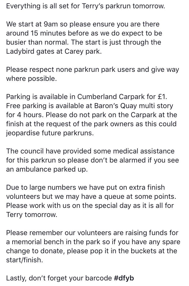 Northwich parkrun tweet media