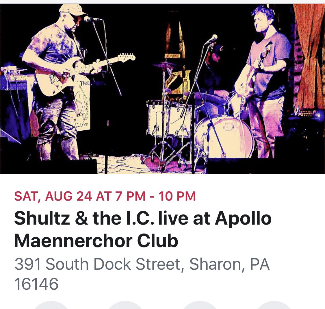 ShultzAndThe_IC's tweet photo. This Saturday https://t.co/yIqEHqwenT