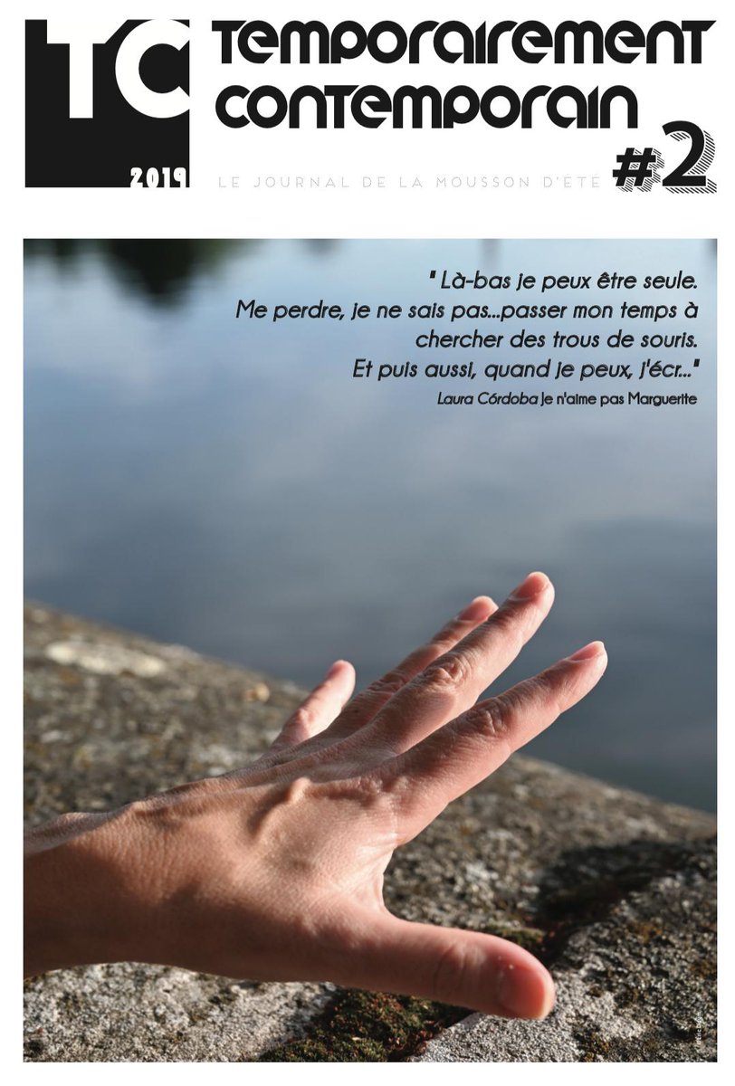 thnet's tweet photo. 📰"Temporairement Contemporain", le journal de #Mousson2019 édition du 23 août (N°2) est en ligne ! https://t.co/JhpensT7yD https://t.co/ZQTxjn4sFZ