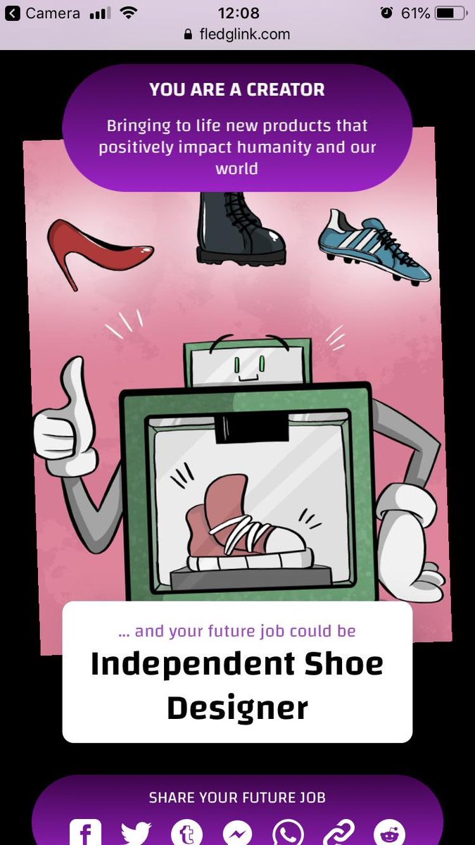 vikihayden's tweet photo. Who else has already taken the super future job predictor quiz by @Fledglinkapp on the @UKYP #makeyourmark ballot?? https://t.co/rBJ7LM02J4