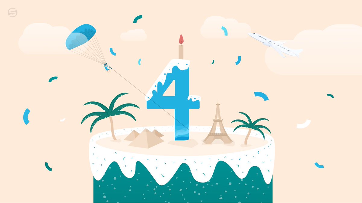Happy #NationalCheapFlightDay &amp; our 4th birthday! To celebrate the latter we're going to be giving YOU gifts all-day long on our Twitter, Instagram, Facebook &amp; Travel Community Facebook group. We kick off the festivities at the top of the hour. Retweet &amp; spread the word! 🎁💰👀