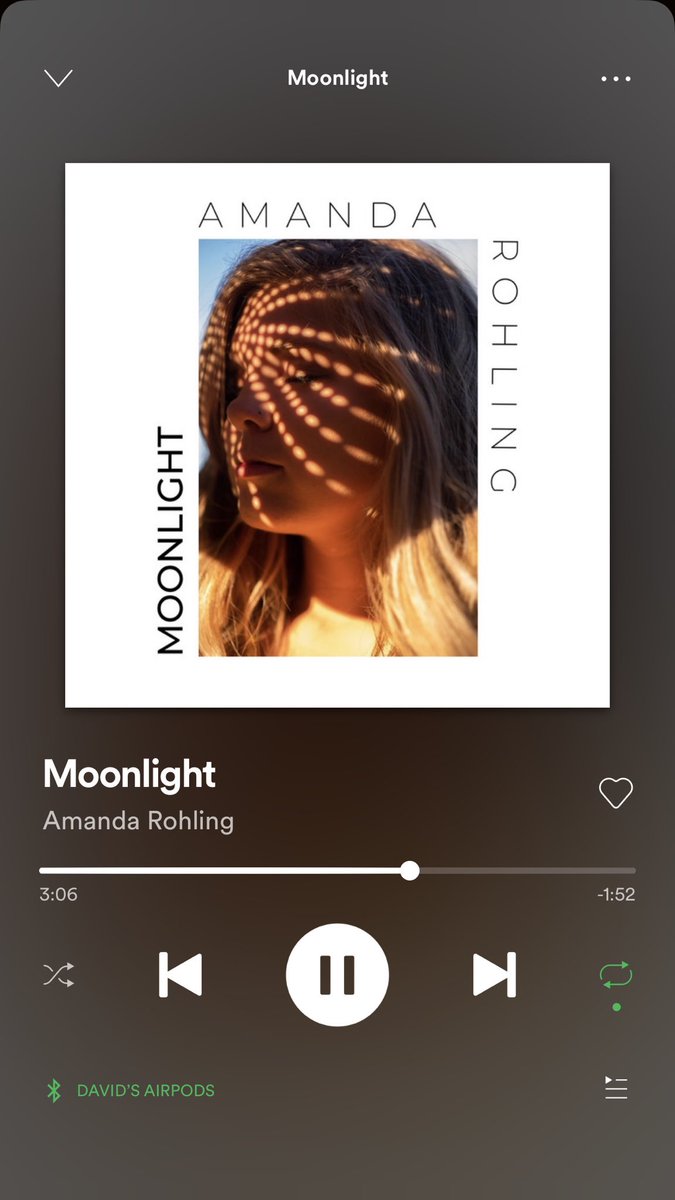 daviddevlam's tweet photo. Everybody should go listen to @amandarohling new single “Moonlight”, it is amazing 🎤🎼 https://t.co/lcO8Vj9bKQ