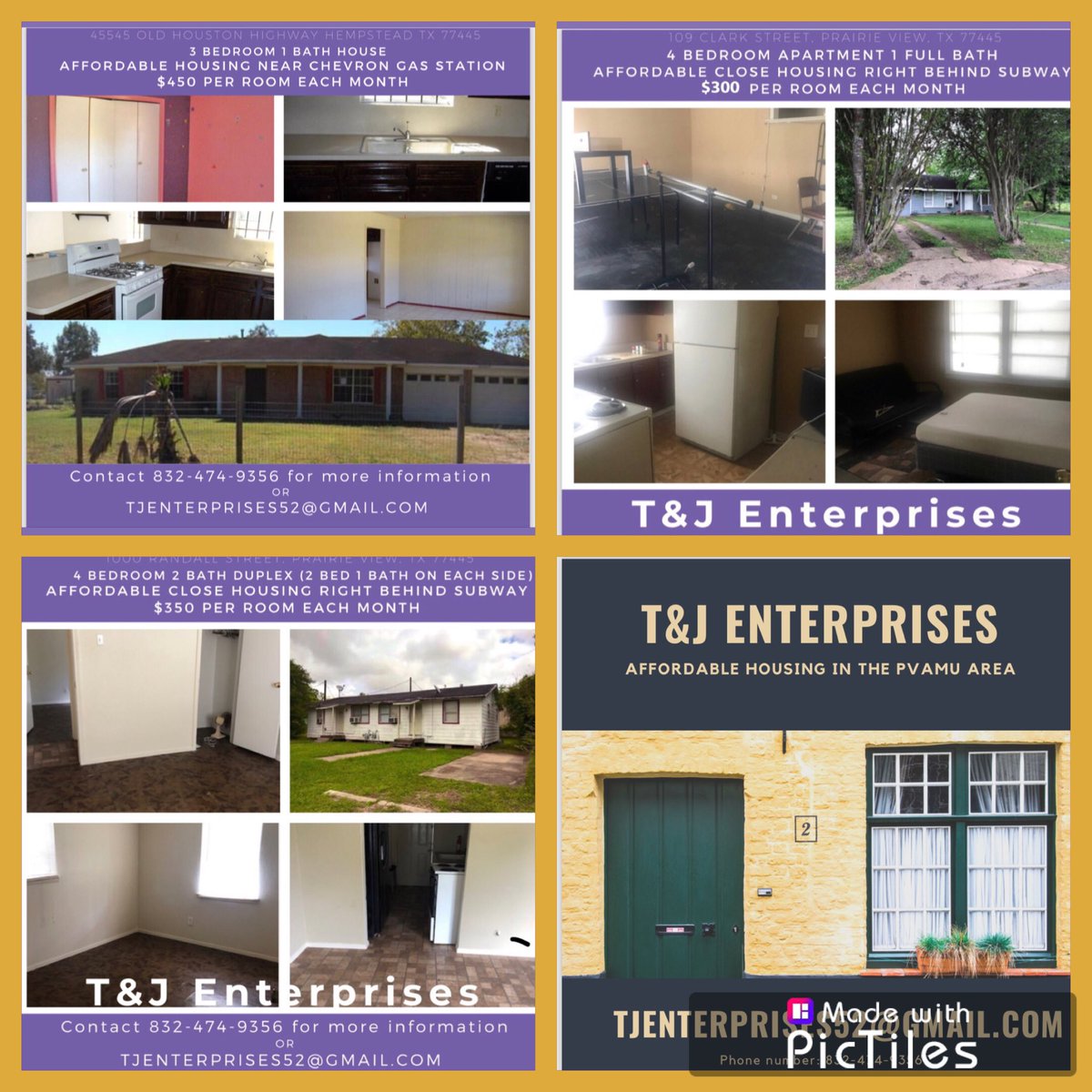 TJ_Enterprises2's tweet image. School starts in a few days. If you are  still looking for housing... contact us 

#pvamu18 #pvamu19 #pvamu20 #pvamu21 #pvamu22 #pvamu23