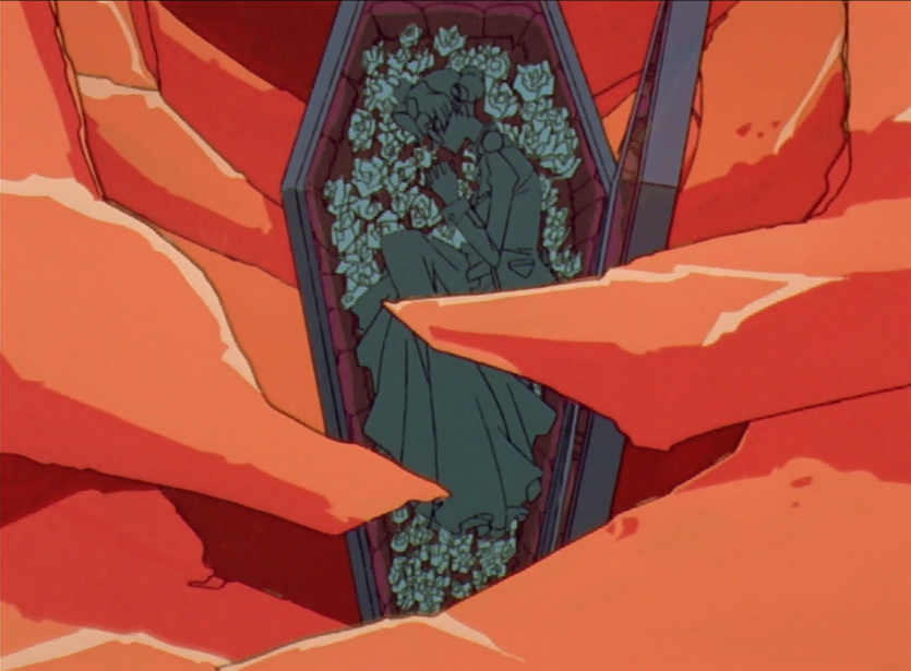 Utena20th's tweet photo. A friend of mine noted that the japanese word for 'rose' (蔷薇, 'bara') is the same as the italian word for 'coffin' ('bara'), adding how 'it can't be a coincidence'. 
I treat him as a laughing stock but at the same time I do wonder if... https://t.co/qufb6zHJmY