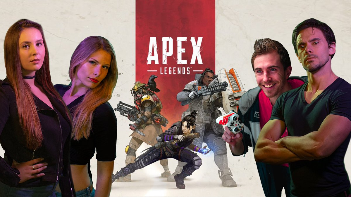 upstream_tv's tweet photo. It's FRIDAY you guys!!! Time for some epic #apex #elite #squad action with a very special guest 😼

Join us as usual in 30min #live on #twitch:
https://t.co/stVc2Unxgx https://t.co/G9jc5QtuzI