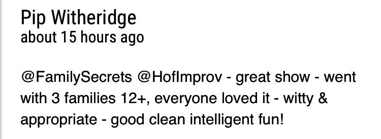 The House of Improv tweet media