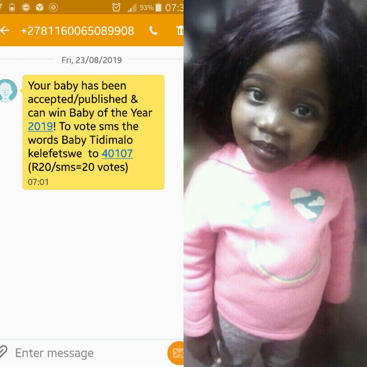 MotswanaKe's tweet photo. Please Vote for my Princess for the face of Ackermans 🙏🙏🙏🙏 https://t.co/Ee6SYJ9Dix