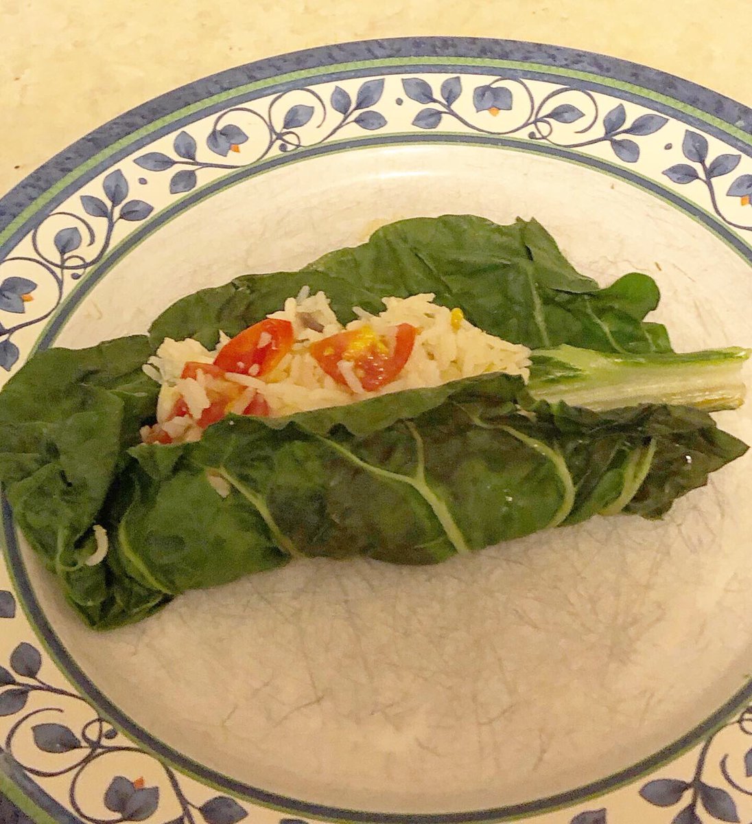 BoilerFuel's tweet photo. Having our athletes out at the garden is fun...but having them take veggies home and make beautiful meals with them?! That’s what it’s all about 😍
👉🏼 @AnnaStaltari with the stir fry 
👉🏼 @ABinckes with the chicken, basil and bell pepper
👉🏼 @ParkerFilius with the Swiss chard wrap https://t.co/mjZVUxNEaF