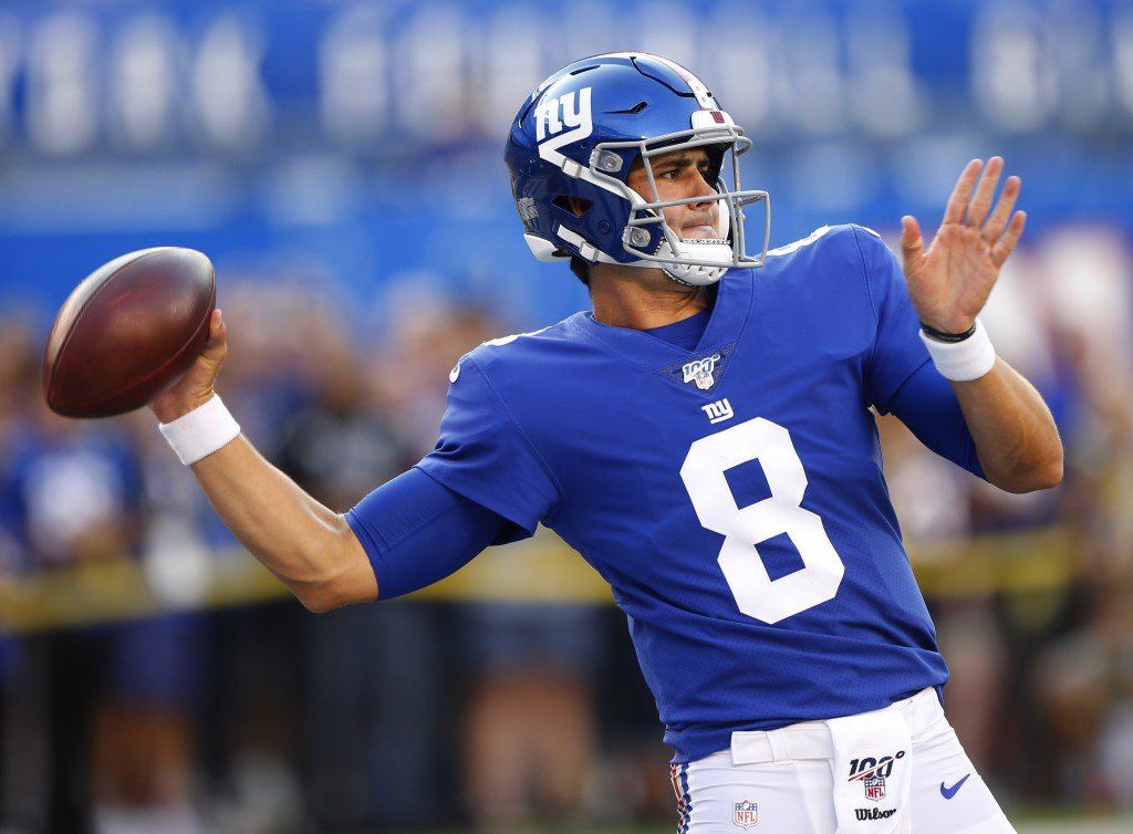 EmpireSportsMed's tweet photo. New York Giants: Daniel Jones Should See Playing Time Against Starters This Preseason https://t.co/Z8eyJC10F7 https://t.co/N4NUP3BqcA