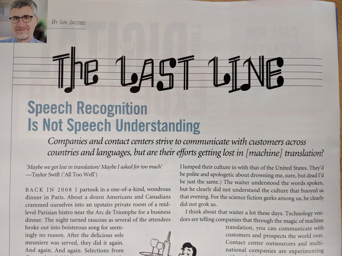 OdinAnswers's tweet photo. "You can understand all of my words and still not understand what I mean." - @iangjacobs Great piece in @destinationCRM 👏 #CX #TextAnalytics #mrx https://t.co/y6pVCMMMce