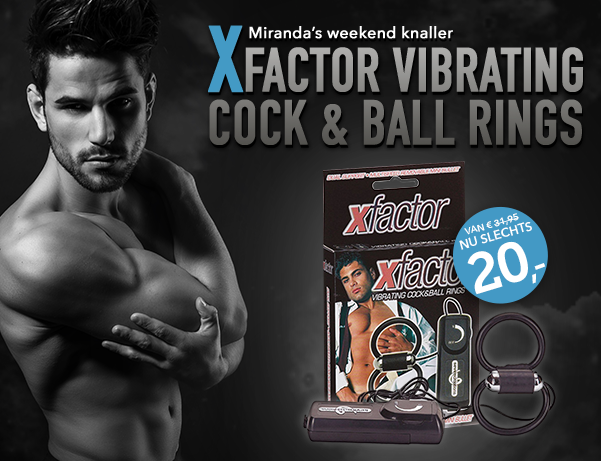 Miranda_NL's tweet photo. Mannen, deze actie is speciaal voor jullie! 😏

Dit #weekend shop je de X-Factor Vibrating Cock &amp; Ball Rings voor slechts €20,-! Dus shop snel op https://t.co/XkOb1jnixv want deze web-only #actie is geldig tot en met aanstaande zondag. https://t.co/9adeLQpYH1