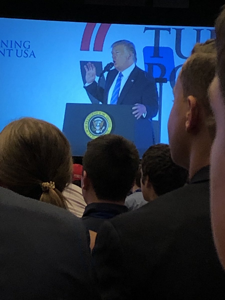 coastguard1790's tweet photo. A month ago today I was able to hear the President of the United States speak at #TSAS2019. Thanks @TPUSA, @charliekirk11, @realDonaldTrump, and MANY OTHERS who worked to make this the best “vacation” of my life! 🇺🇸 #KAG https://t.co/LRT5pHuRx8