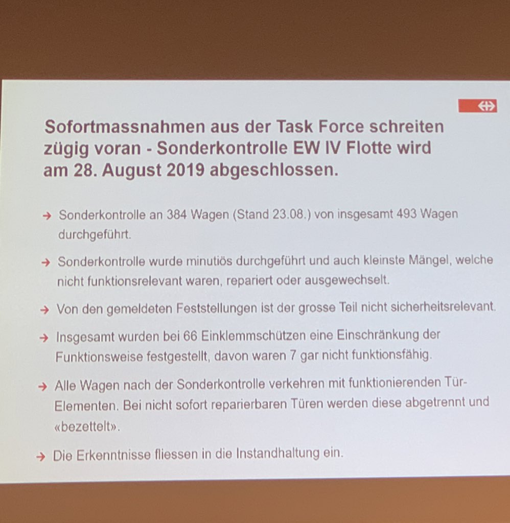 AndreaJerger's tweet photo. Die Einordnung der Kontrolle! Die @sbbnews haben alles auseinander genommen und darum kam 512 Mängel raus. Es ist eine hohe Zahl, als die #sbb erwartet hat! 7 Einklemmschutz waren nicht Funktionsfähig. #ewIV https://t.co/mT664ZS8DZ
