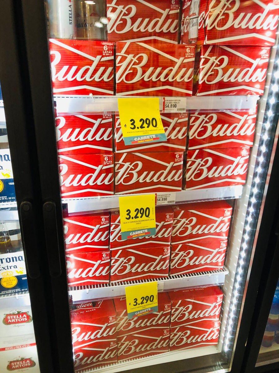 DescuentosRata's tweet photo. Una rata anda con tanta sed, que pasó tempranito a sapear cervezas al Santa Isabel:

- 6 Royal x $3000
- 6 Budweiser x $3290
- 6Cusqueña de 475cc x $3190

Es en todos. https://t.co/nnmaYaq8Zq