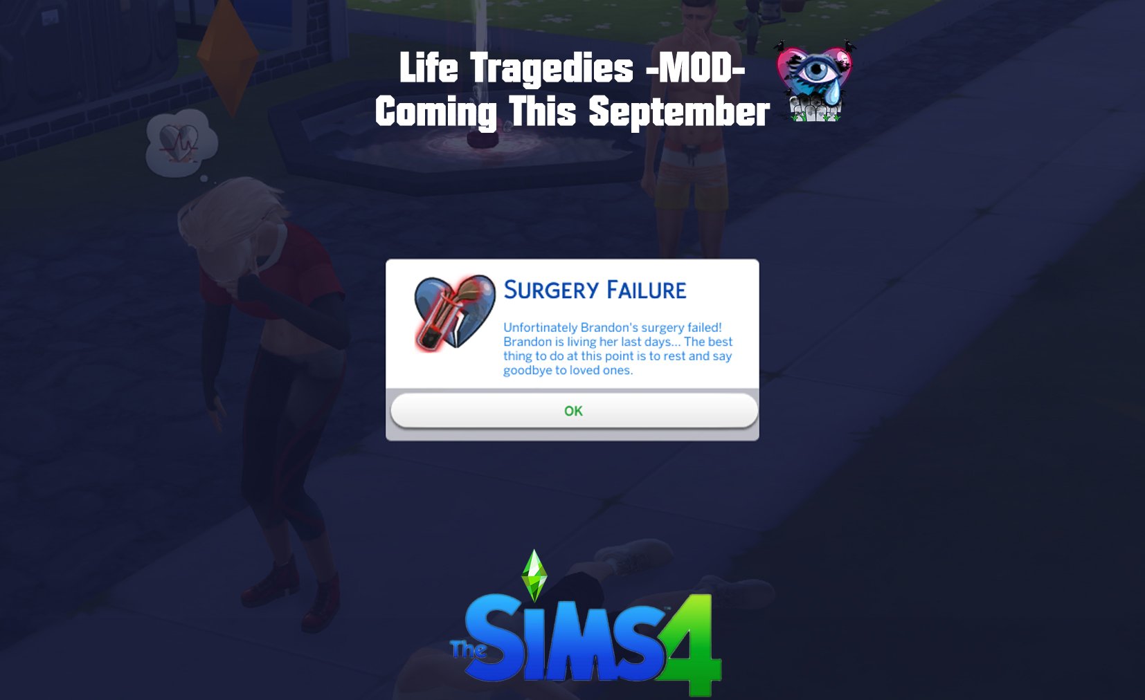 Sacrificial Sims 4 Mods On Twitter Xion47588833 There Will Be Fatal Illness Armed Robbers Bullies Car Accidents Sims Getting Run Over By A Car On The First Release Of The Mod I Ll