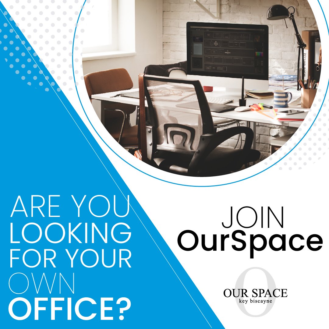 ourspacekb's tweet photo. Do you need your own office? - tell us what kind of space you need and we'll help you find it. -  📍 240 Crandon Blvd Suite 167 B, Key Biscayne, FL 33149 - 📞+1 (305) 631-2938
°
#ourspace #office #coworking #keybiscayne https://t.co/fHkzpg2Ma0