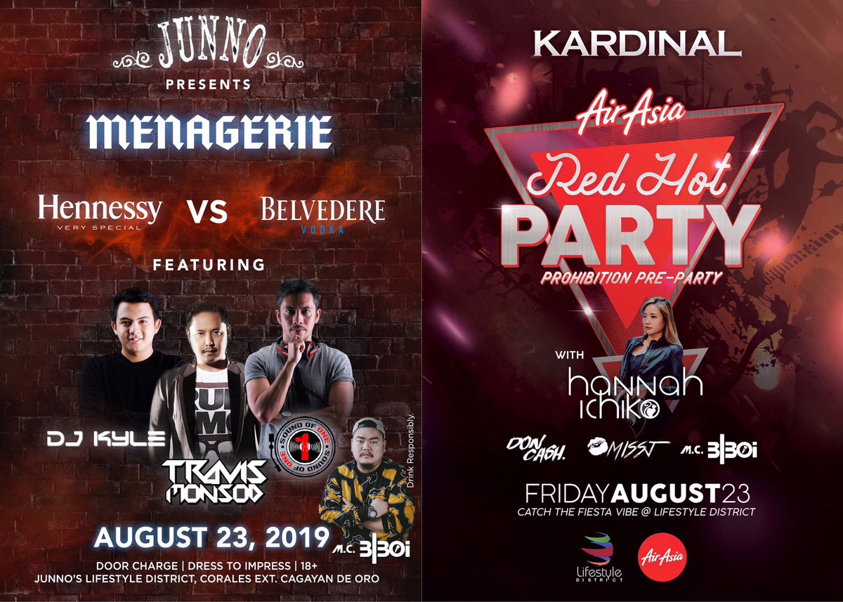 bbyb01's tweet photo. The weekend and then some. ππΆπ
#Kardinal #JunnoGastronomix
#MCBBOI #CDOsFinest
@djdoncash @djkylebanaag
#HigalaayFestival2019 https://t.co/LKTAZaq64c
