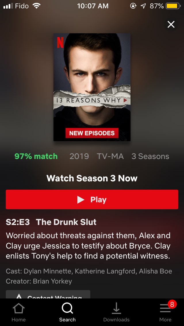 DaAlliSwift13's tweet image. I’ll watch you later , hmmm who killed Bryce ? 🤔🤫 @13ReasonsWhy #season3