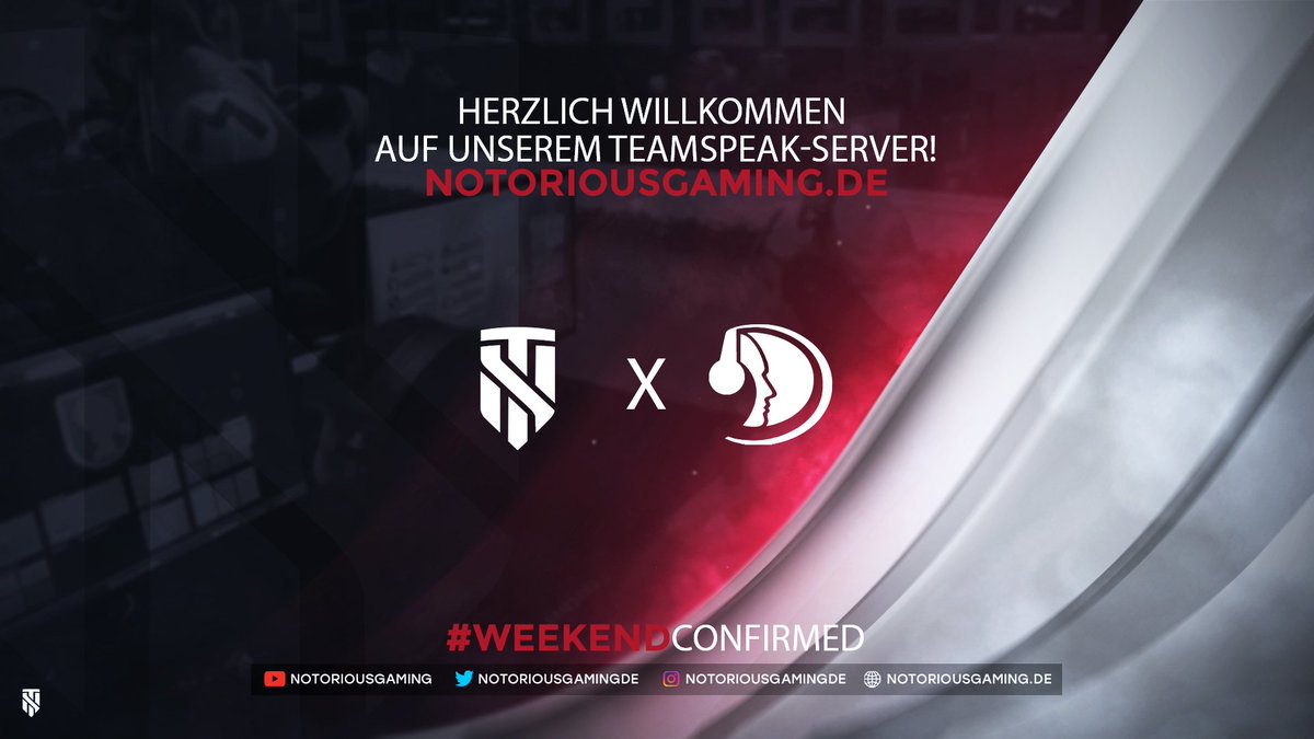 NotoriousGC's tweet photo. [#Teamspeak]

Eine erfolgreiche Gamescom-Woche neigt sich dem Ende zu. 
Wie hat euch die Spielemesse in Köln gefallen?🔥

Schaut auf unserem Teamspeak³-Server vorbei und erzählt uns, wie ihr die #gamescom2019  fandet.

IP: https://t.co/6bRZJ7TbBT

#stayNotorious #NotoriousGaming https://t.co/DD9WfdSsdb