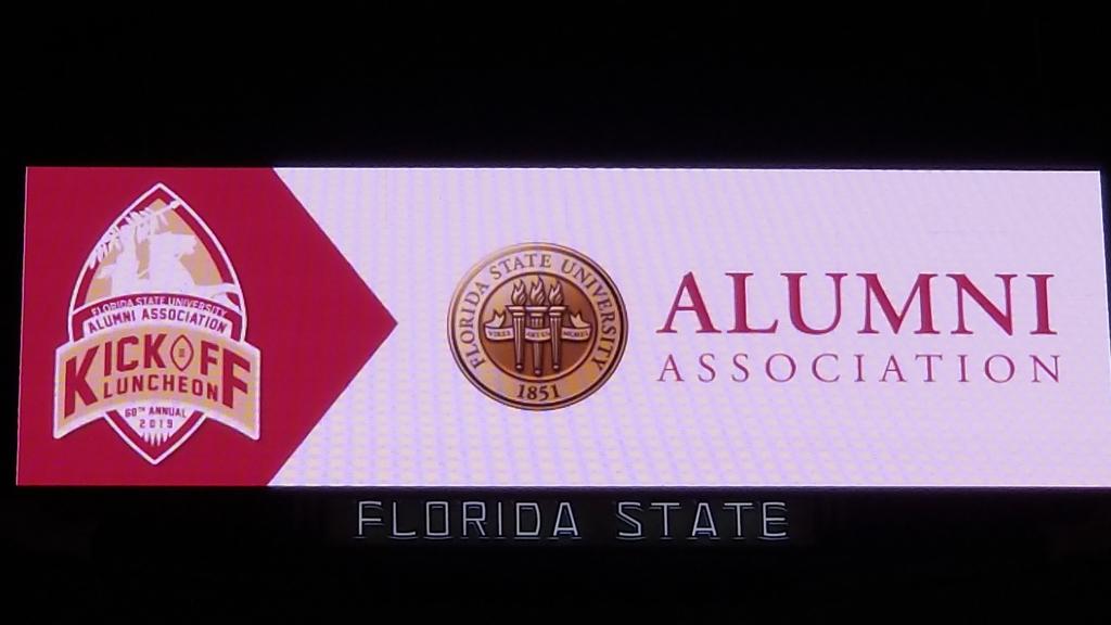 dozonian's tweet photo. Getting ready for the annual Alumni Association tradition. #FSUkickoff https://t.co/HVcSZuQU26