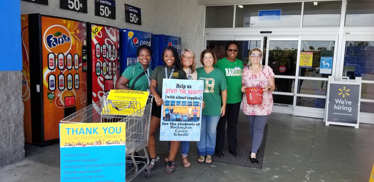 RCSBTsROCK's tweet photo. Raiders ROCKIN Stuff the Bus!!  @RCS_NC
#RCSROCKS
#stuffthebus4rcs https://t.co/I1bni2XG1S