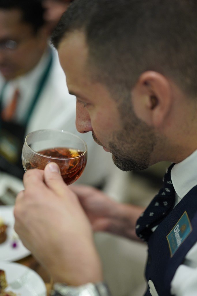 Dilmah's tweet photo. We were truly #inspired by the national & regional #Indonesianculinary heritage that was expressed through a wide selection of food & beverages at #Ti21 challenge in #Indonesia. Some of the finest chefs & sommeliers came together to take #tea to something more than just a cup! https://t.co/d0ejjPJGeq