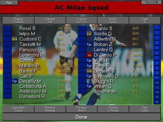 90s Football on Twitter: "AC Milan, Championship Manager 2.… "